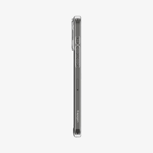 ACS07209 - iPhone 15 Series Ultra Hybrid Case in Natural Titanium showing the back